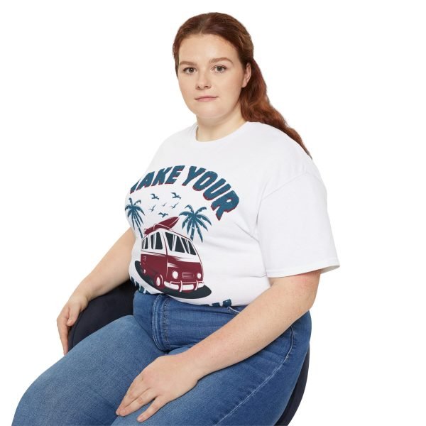 Make Your Own Luck Vanlife Unisex Ultra Cotton Tee - Image 11