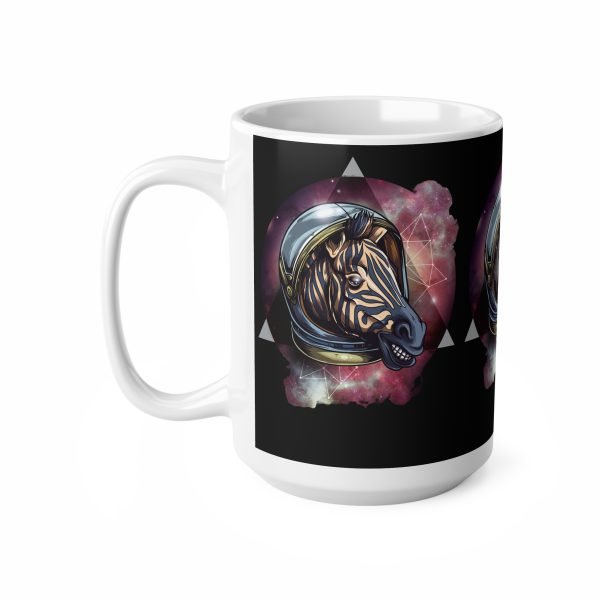 Cosmic Zebra Ceramic Coffee Cups, 11oz, 15oz - Image 3