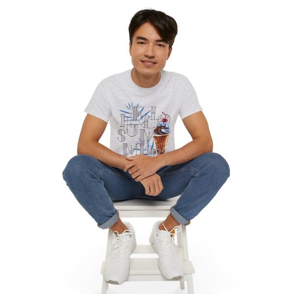 'Hello Summer' Unisex Ultra Cotton Tee - Image 20