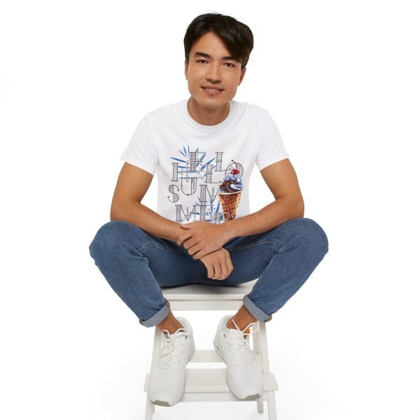 'Hello Summer' Unisex Ultra Cotton Tee - Image 9