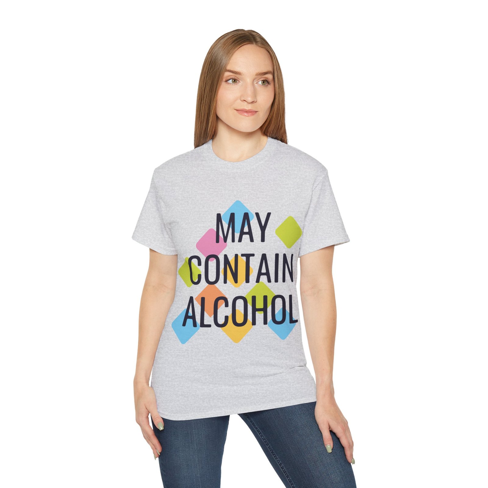 May Contain Alcohol Unisex Ultra Cotton Tee - Image 16