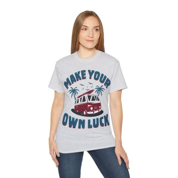 Make Your Own Luck Vanlife Unisex Ultra Cotton Tee - Image 16