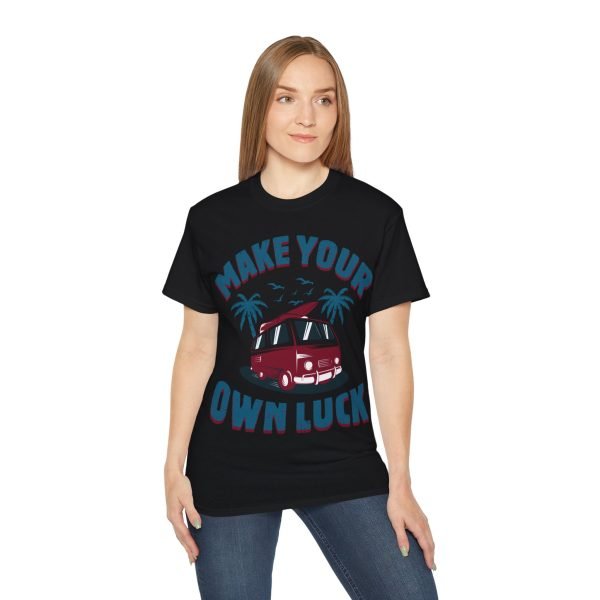 Make Your Own Luck Vanlife Unisex Ultra Cotton Tee - Image 27