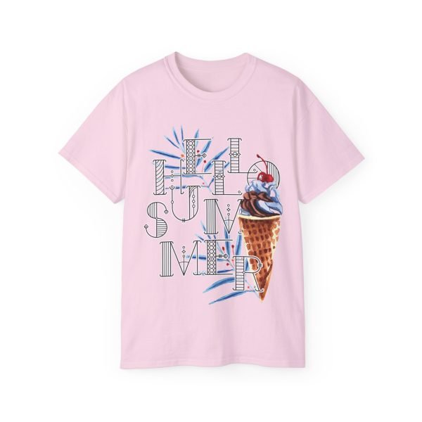 'Hello Summer' Unisex Ultra Cotton Tee - Image 100