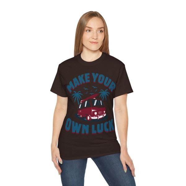 Make Your Own Luck Vanlife Unisex Ultra Cotton Tee - Image 82