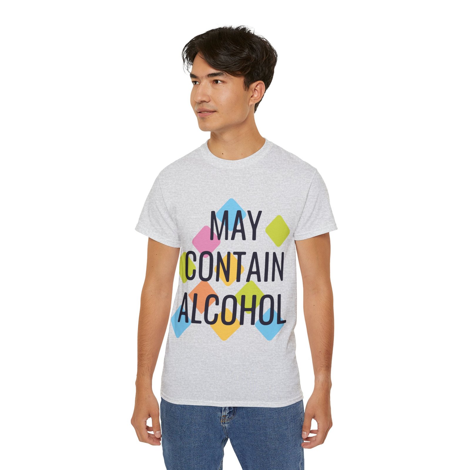 May Contain Alcohol Unisex Ultra Cotton Tee - Image 18