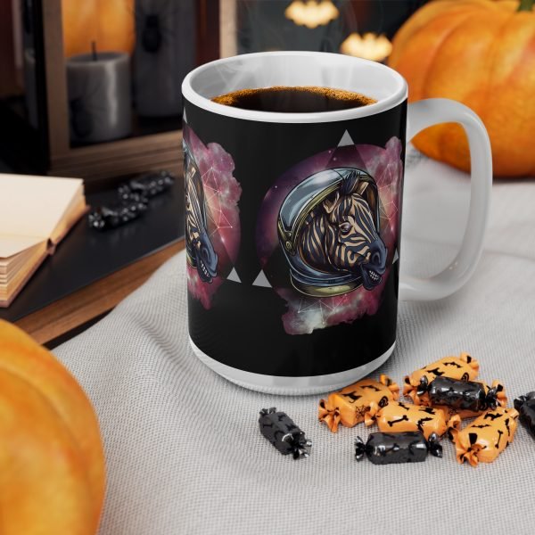 Cosmic Zebra Ceramic Coffee Cups, 11oz, 15oz