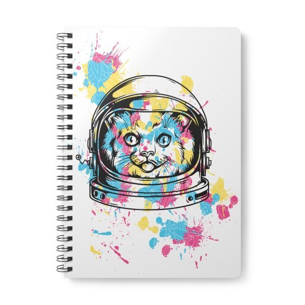 AstroMeow Wirobound Softcover Notebook, A5