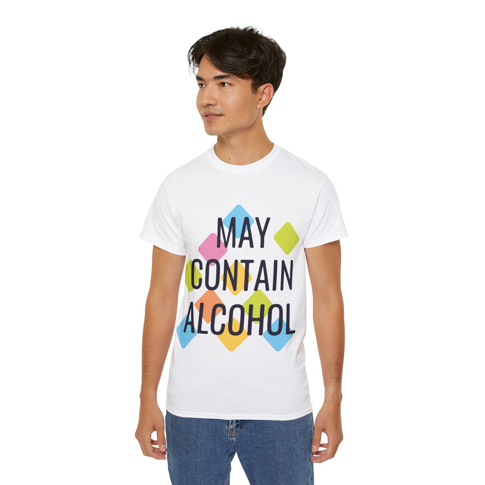 May Contain Alcohol Unisex Ultra Cotton Tee - Image 7