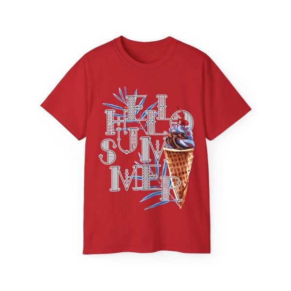 'Hello Summer' Unisex Ultra Cotton Tee - Image 111
