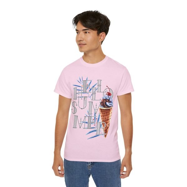 'Hello Summer' Unisex Ultra Cotton Tee - Image 106