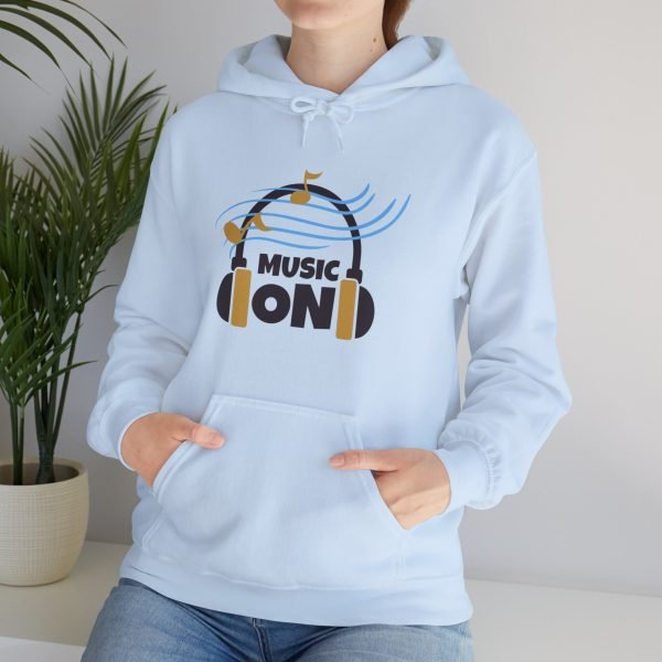 'Music On' Unisex Heavy Blend™ Hooded Sweatshirt - Image 78