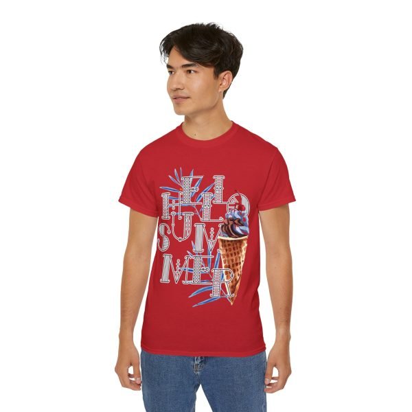 'Hello Summer' Unisex Ultra Cotton Tee - Image 117