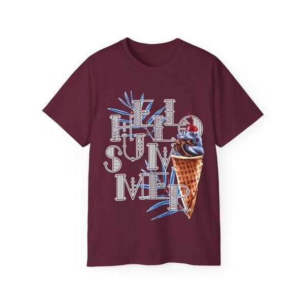 'Hello Summer' Unisex Ultra Cotton Tee - Image 67