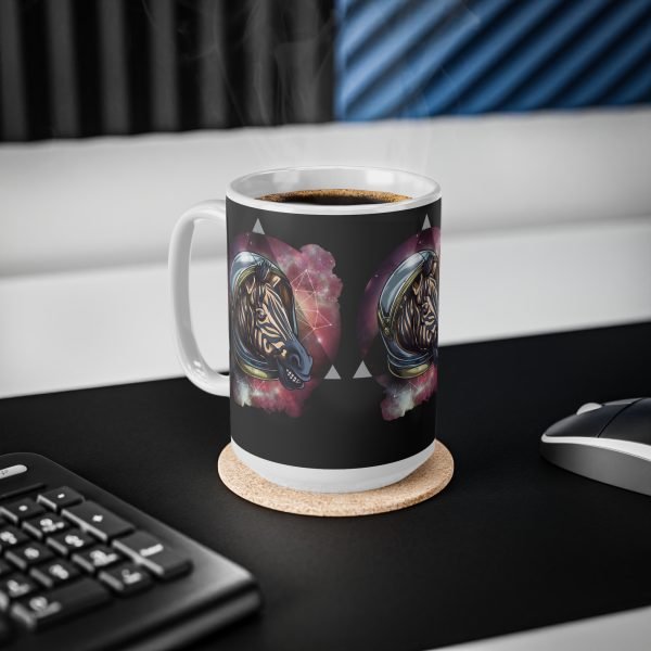 Cosmic Zebra Ceramic Coffee Cups, 11oz, 15oz - Image 6