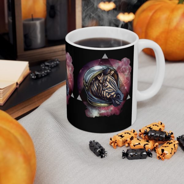 Cosmic Zebra Ceramic Coffee Cups, 11oz, 15oz - Image 8