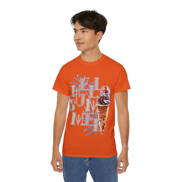 'Hello Summer' Unisex Ultra Cotton Tee - Image 62