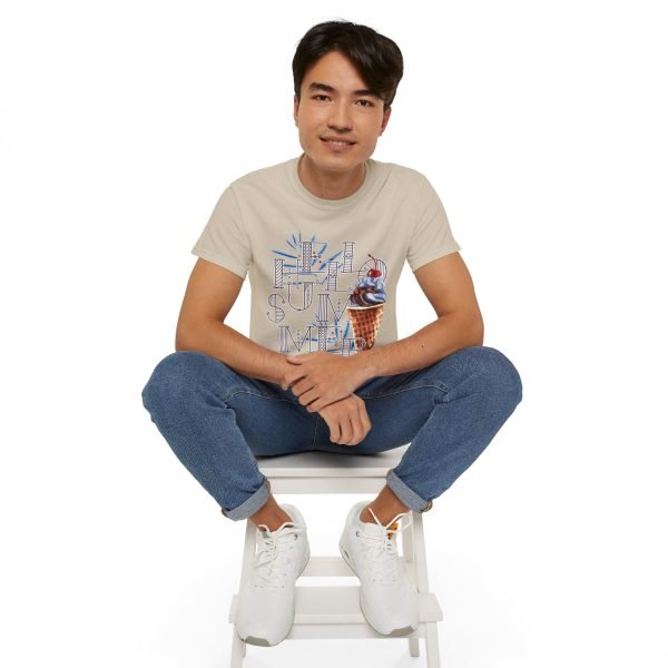 'Hello Summer' Unisex Ultra Cotton Tee - Image 42