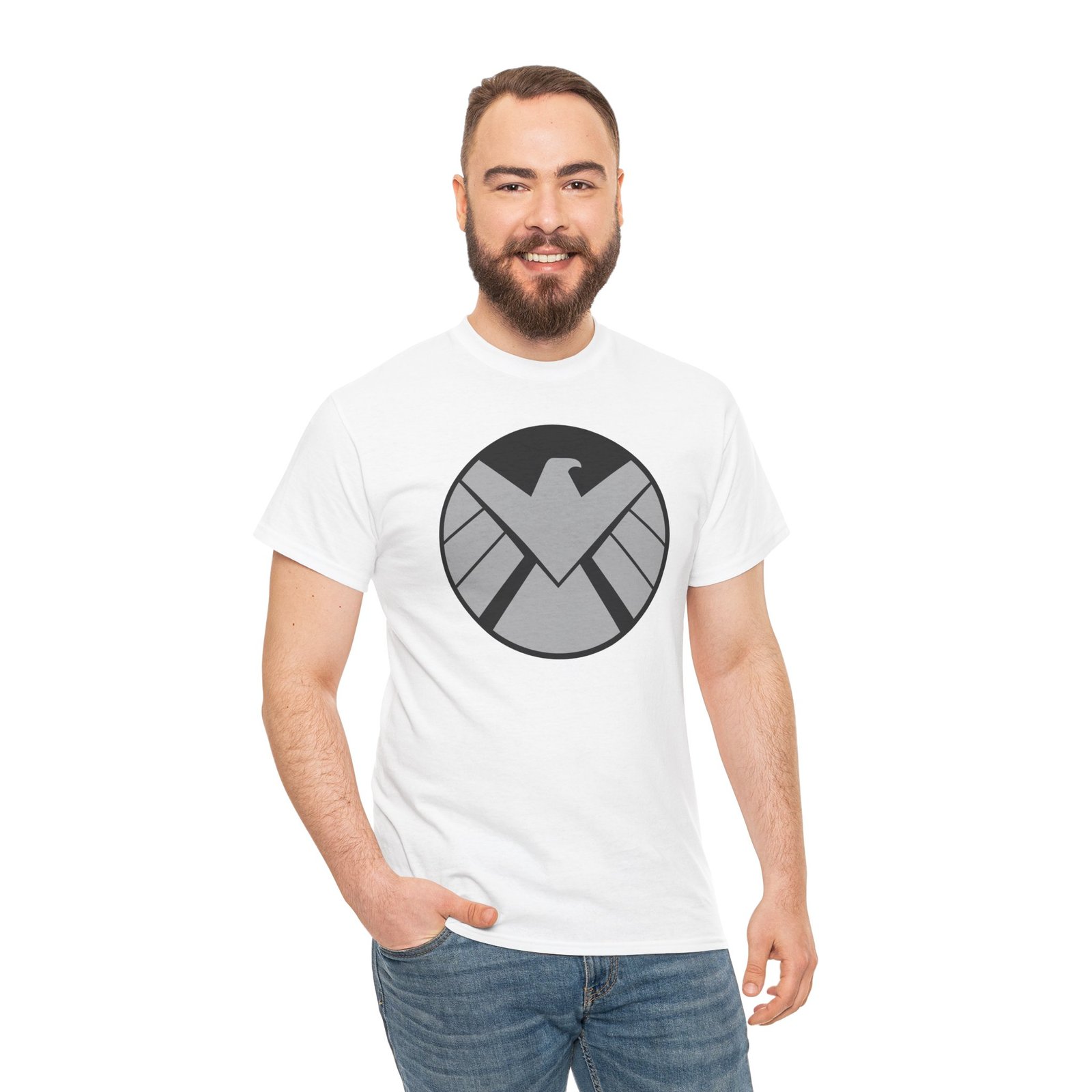 Marvel Agents of Shield Unisex Heavy Cotton Tee - Image 40