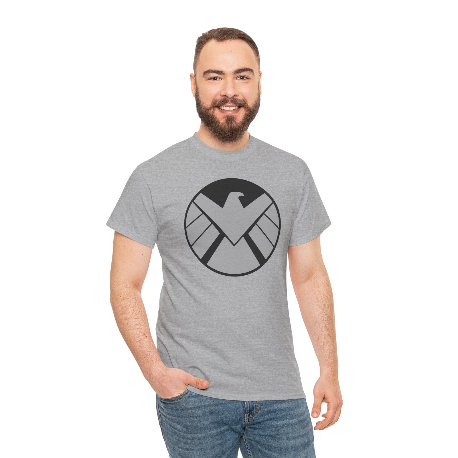 Marvel Agents of Shield Unisex Heavy Cotton Tee - Image 67