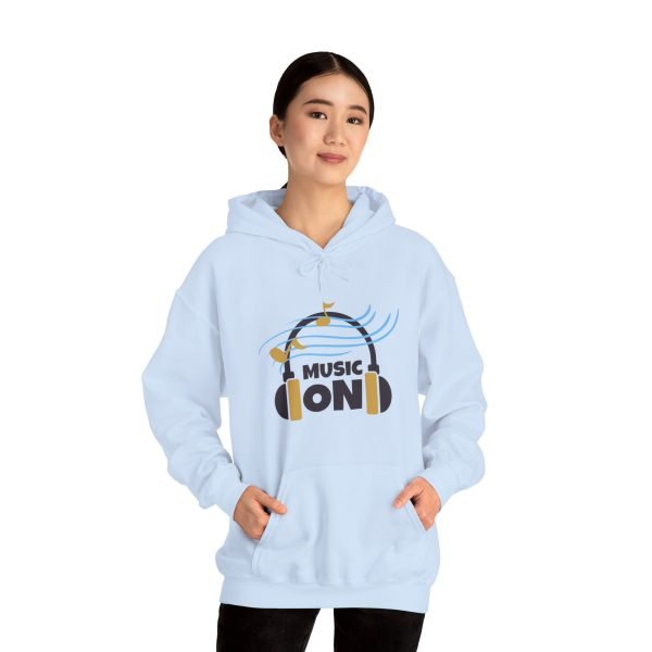 'Music On' Unisex Heavy Blend™ Hooded Sweatshirt - Image 71