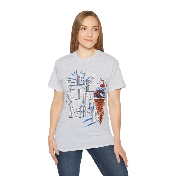 'Hello Summer' Unisex Ultra Cotton Tee - Image 16