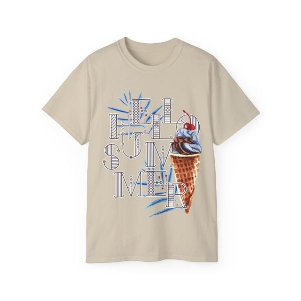 'Hello Summer' Unisex Ultra Cotton Tee - Image 34