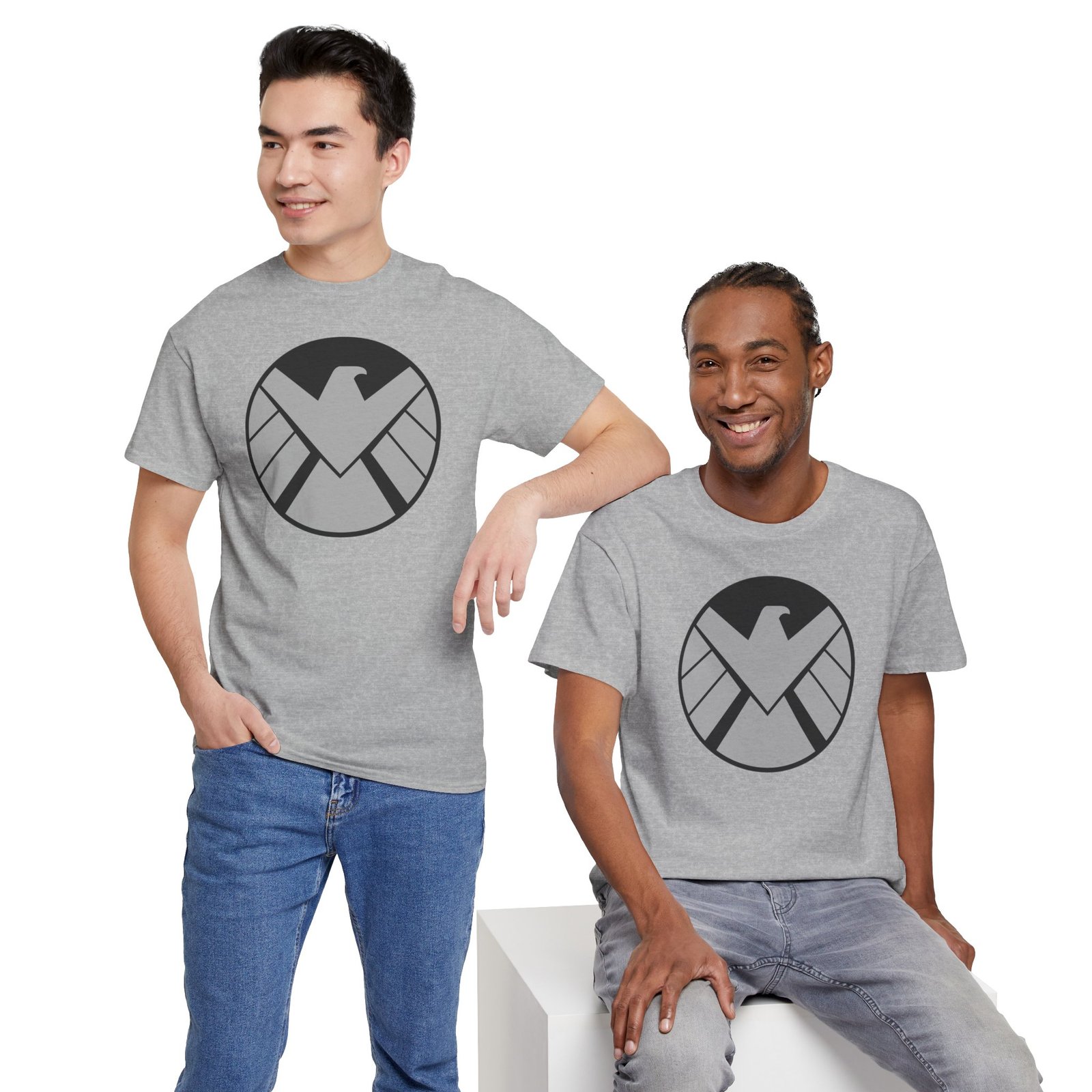 Marvel Agents of Shield Unisex Heavy Cotton Tee - Image 80