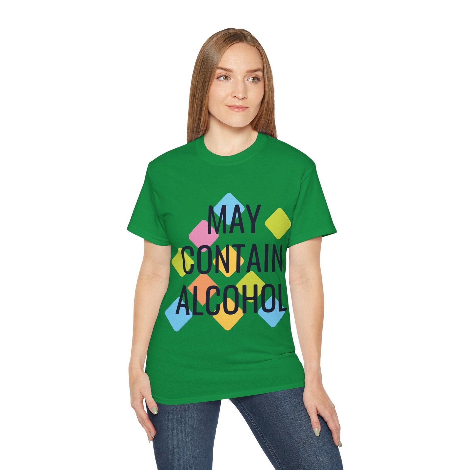 May Contain Alcohol Unisex Ultra Cotton Tee - Image 71