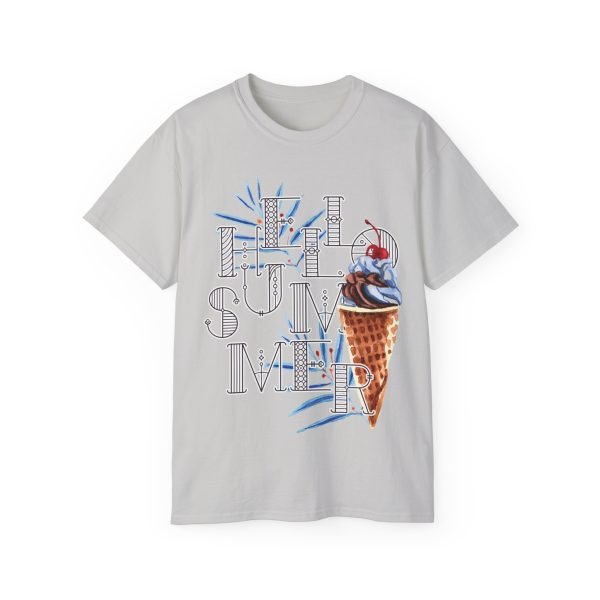 'Hello Summer' Unisex Ultra Cotton Tee - Image 45