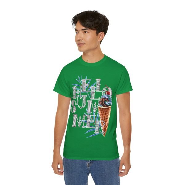 'Hello Summer' Unisex Ultra Cotton Tee - Image 95