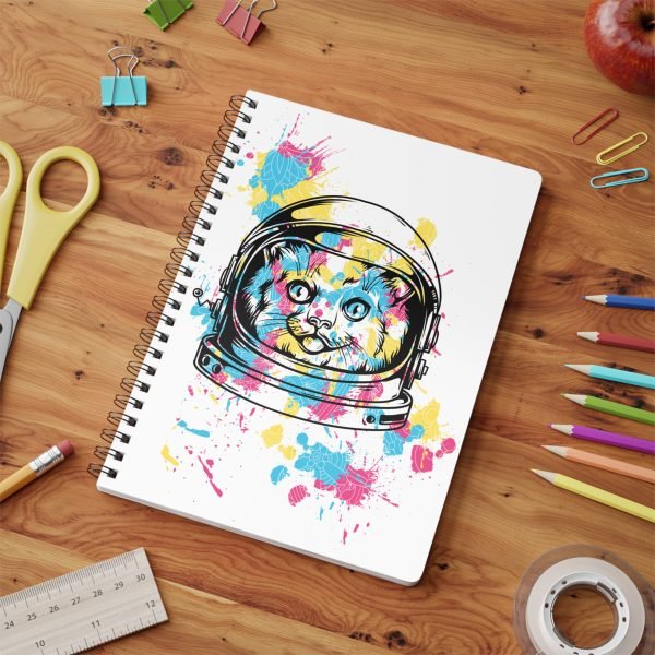 AstroMeow Wirobound Softcover Notebook, A5 - Image 6