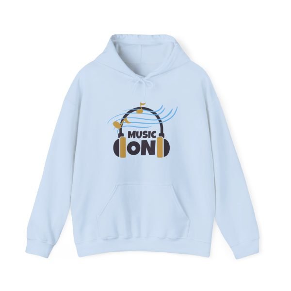 'Music On' Unisex Heavy Blend™ Hooded Sweatshirt - Image 66