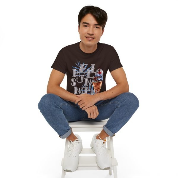'Hello Summer' Unisex Ultra Cotton Tee - Image 86
