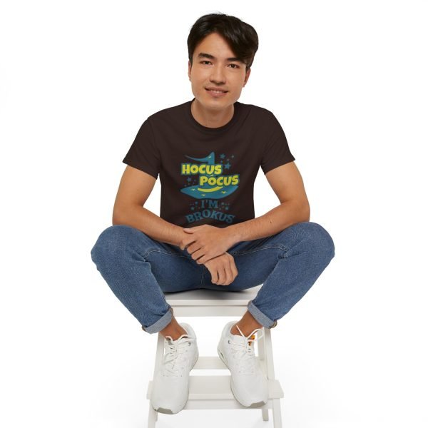 Hocus Pocus I'm Brokus Unisex Ultra Cotton Tee - Image 64