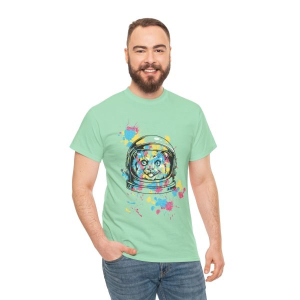 AstroMeow Unisex Heavy Cotton Tee - Image 149
