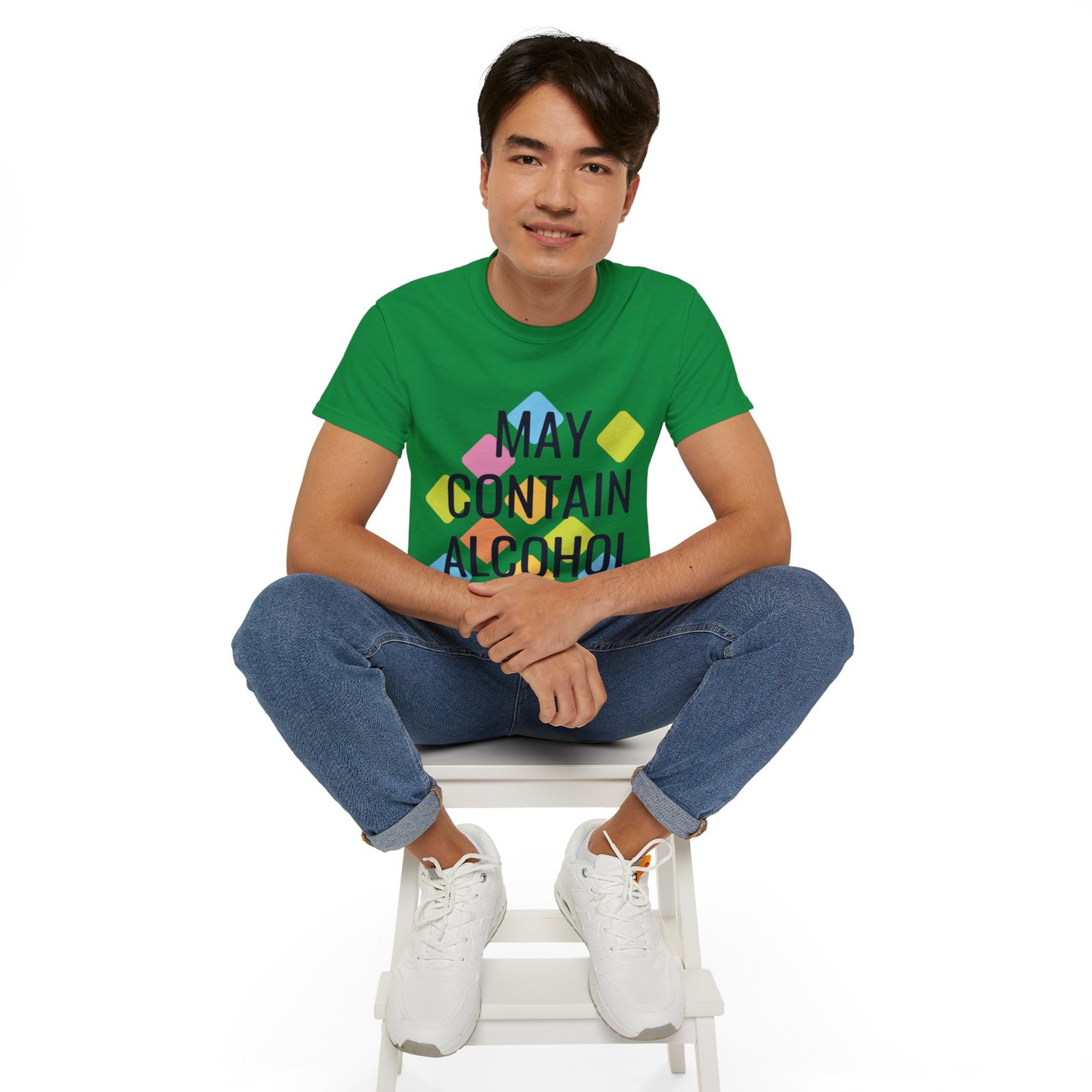 May Contain Alcohol Unisex Ultra Cotton Tee - Image 75