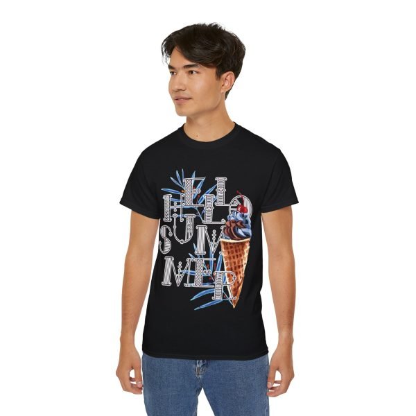'Hello Summer' Unisex Ultra Cotton Tee - Image 29