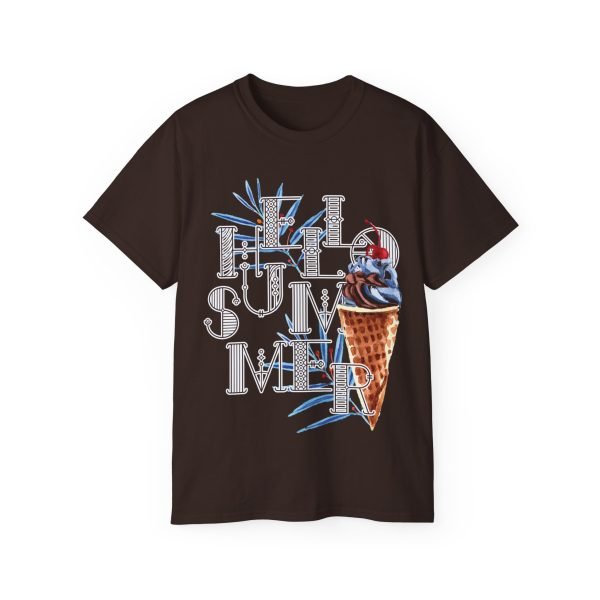 'Hello Summer' Unisex Ultra Cotton Tee - Image 78