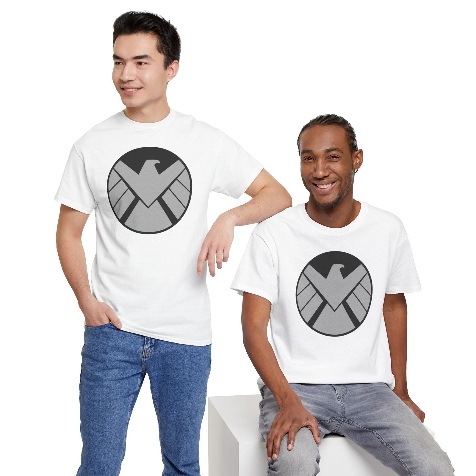 Marvel Agents of Shield Unisex Heavy Cotton Tee - Image 53
