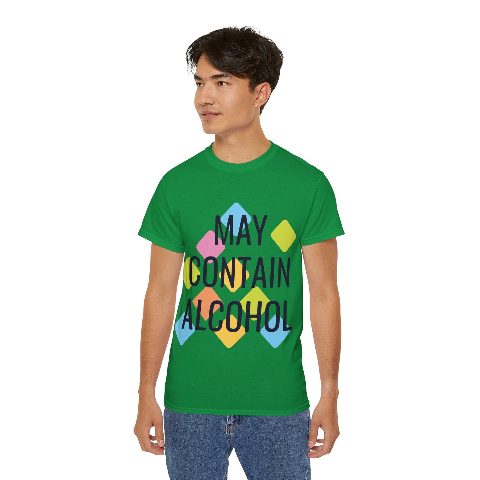 May Contain Alcohol Unisex Ultra Cotton Tee - Image 73