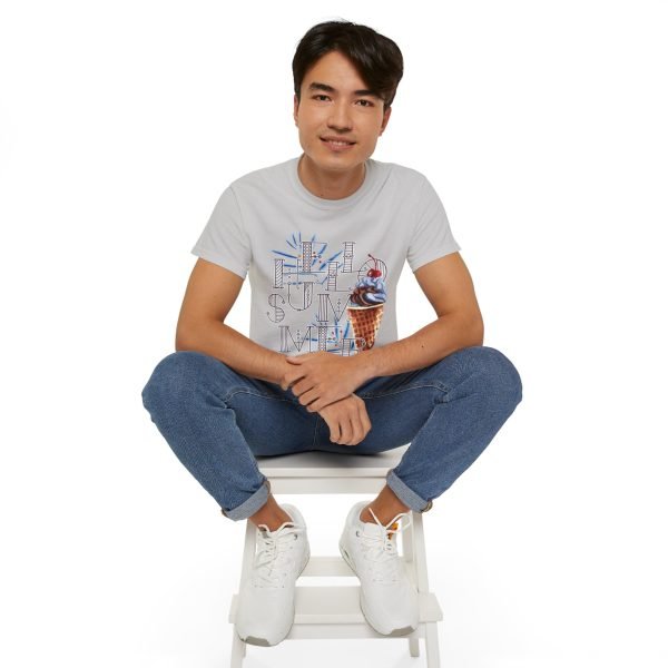 'Hello Summer' Unisex Ultra Cotton Tee - Image 53