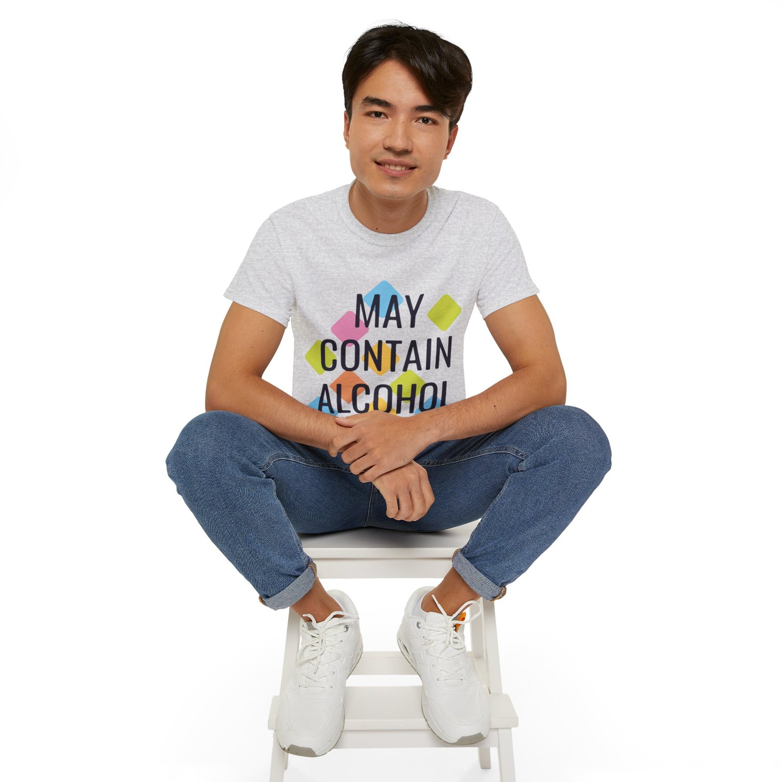 May Contain Alcohol Unisex Ultra Cotton Tee - Image 20