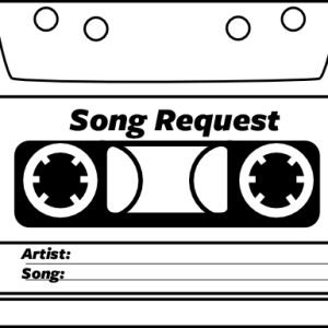 Free Printable Wedding Song Request Cards