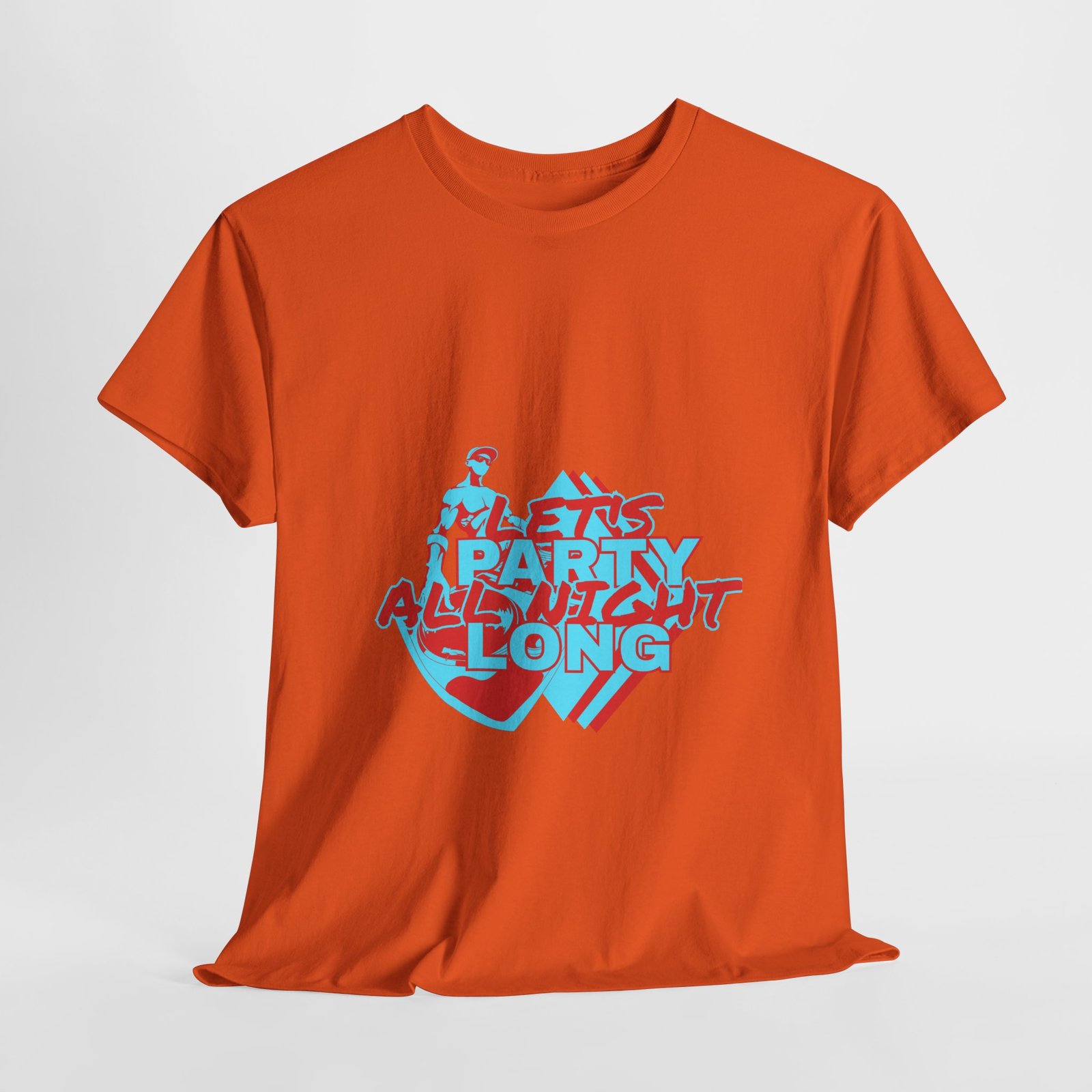 Let's Party All Night Long Unisex Heavy Cotton Tee - Image 38