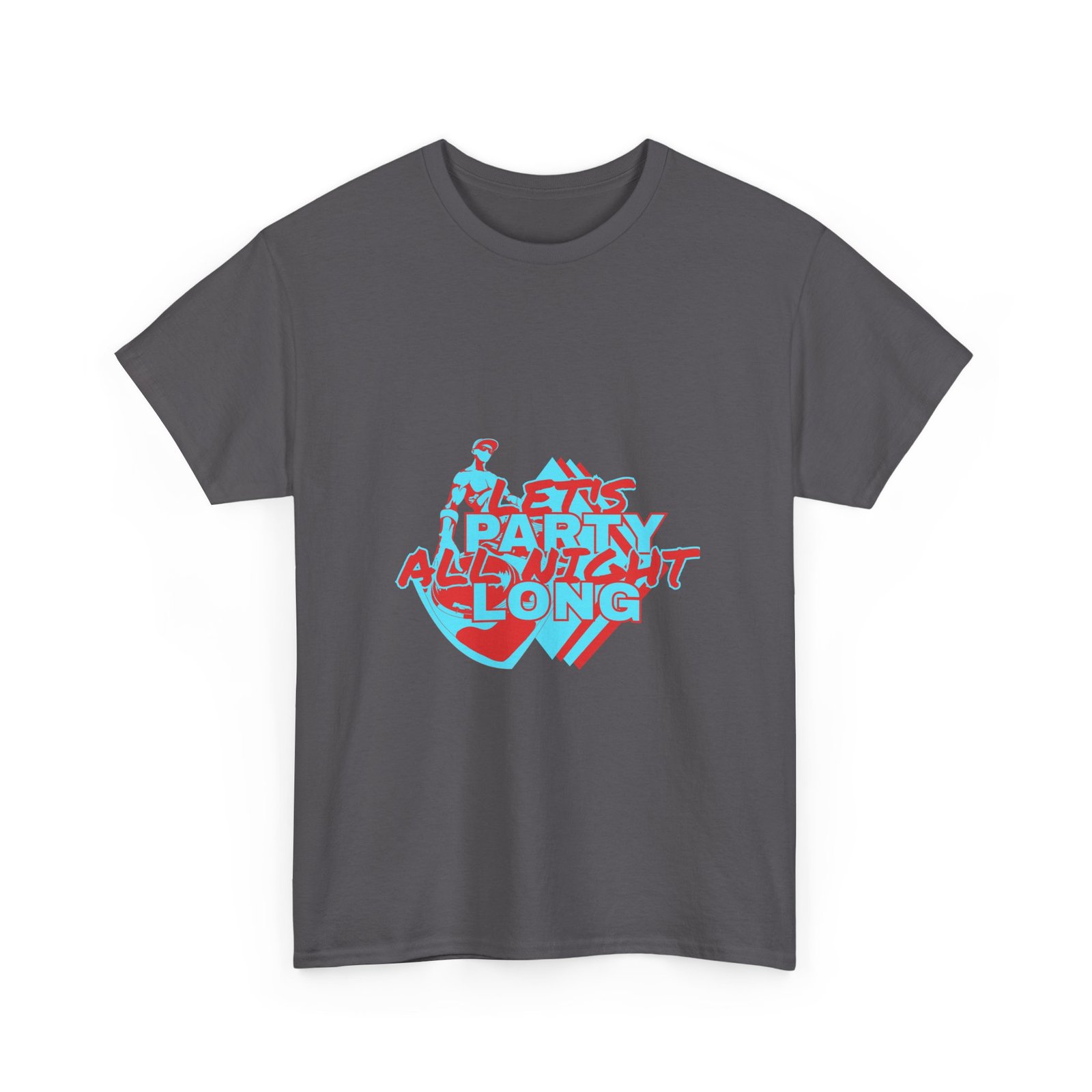 Let's Party All Night Long Unisex Heavy Cotton Tee - Image 58
