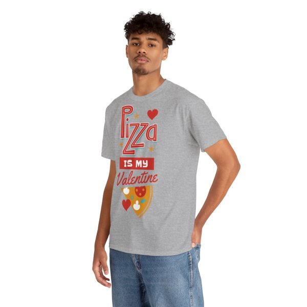 Pizza is My Valentine Unisex Heavy Cotton Tee - Image 35