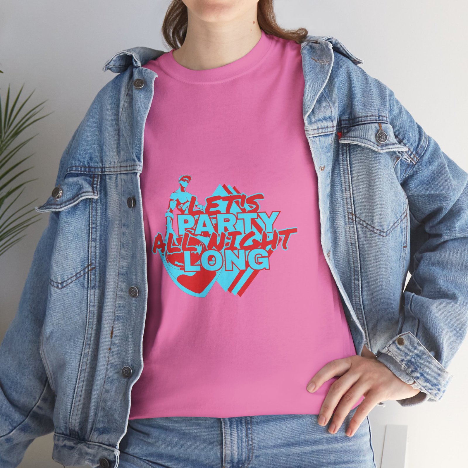 Let's Party All Night Long Unisex Heavy Cotton Tee - Image 108