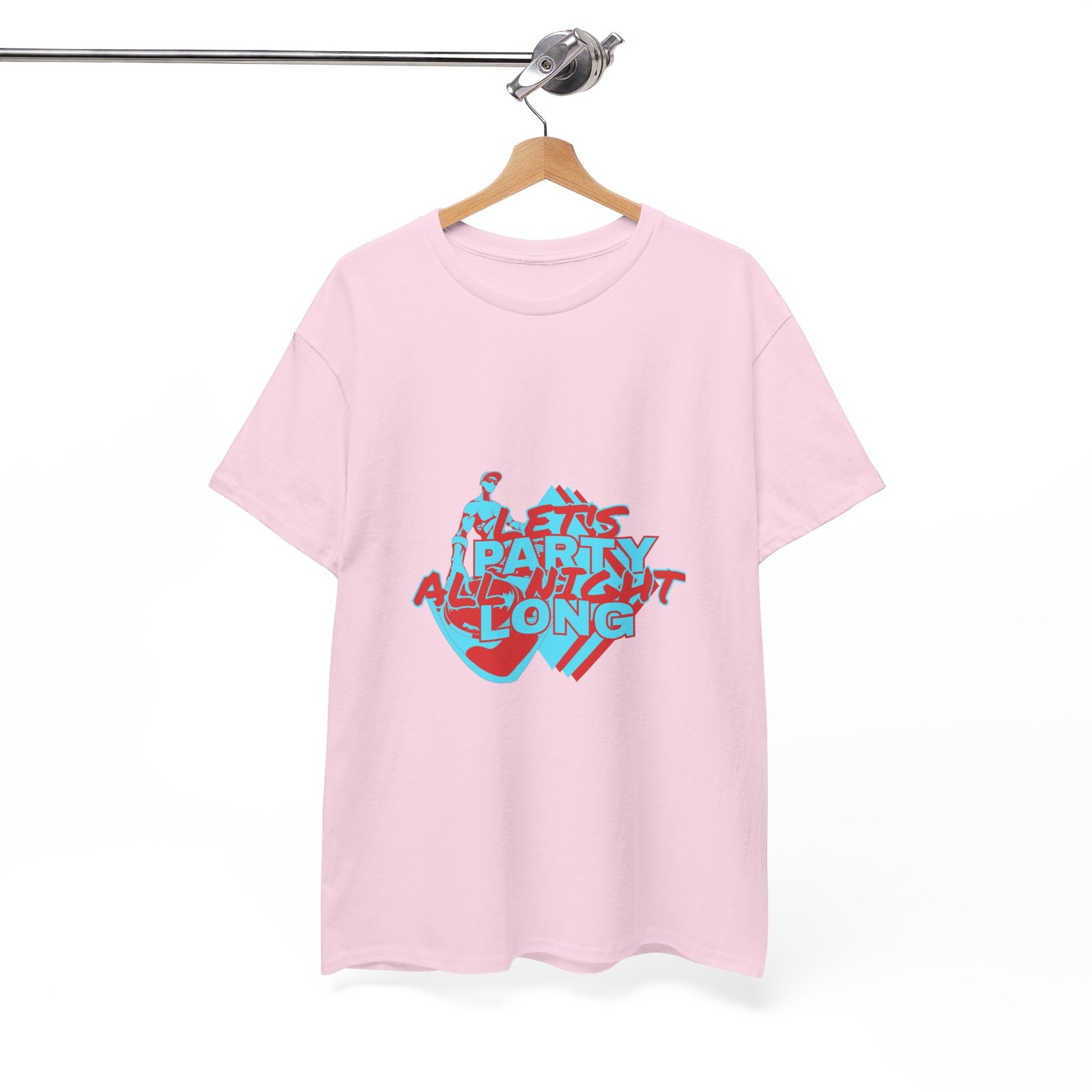 Let's Party All Night Long Unisex Heavy Cotton Tee - Image 94