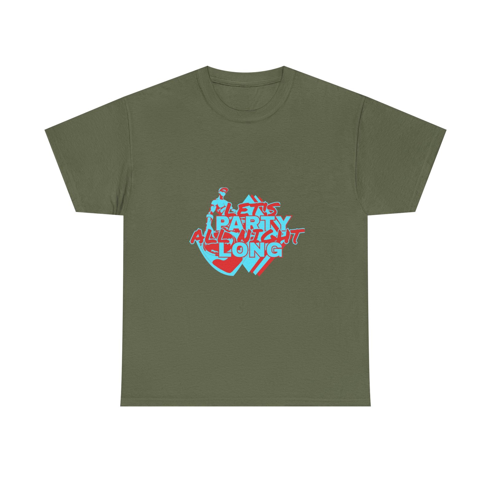 Let's Party All Night Long Unisex Heavy Cotton Tee - Image 45